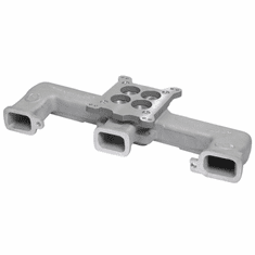 Offenhauser 5416 Single Quad Carb Intake Manifold Kit for GM L6 Engine