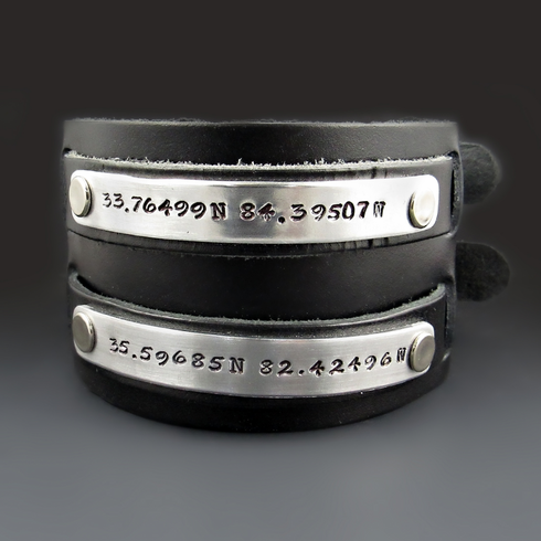 2 inch wide Custom Leather Cuff