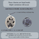 Actual Paw Print Necklace | Sterling Silver