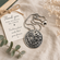 Antique Silver Daisy Necklace