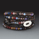 Blue Gemstone Wrap Bracelet