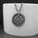 Simple Compass Necklace | Sterling Silver