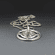 Simple Compass Necklace | Sterling Silver