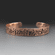 Copper / Brass Personalized Mountain Bracelet