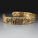 Copper / Brass Personalized Mountain Bracelet