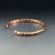 Custom Copper Tally Cuff | 7 year Anniversary Gift