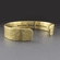 Custom Gold Brass Bracelet | 1/2 inch