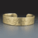Custom Gold Brass Bracelet | 1/2 inch