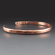 Custom Hammered Thin Copper Cuff | Style 2