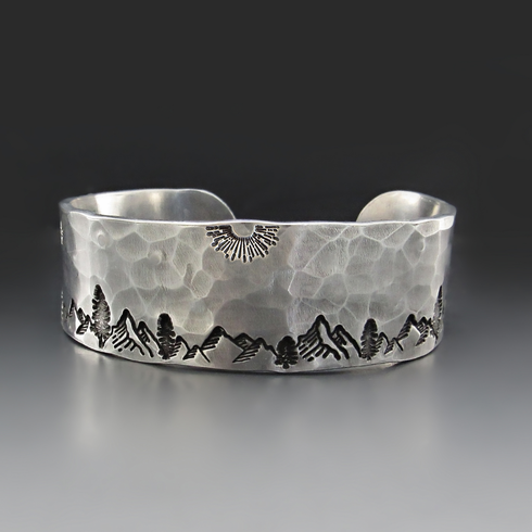 Custom Mountain Range Bracelet