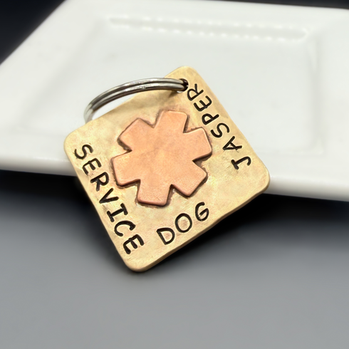Personalized Service Animal Name ID Tag