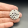 Custom Sterling Silver / Pewter Charm | 7/8" Round