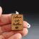 Engraved With Love Personalized Wood Necklace | Rectangle