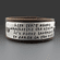 Handmade Leather Cuff | Dance In The Rain Quote