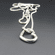 Heart Shaped Amulet Charm Holder Necklace | Sterling Silver