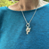 Heart Shaped Amulet Charm Holder Necklace | Sterling Silver