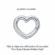 Heart Shaped Charm / Wedding Ring Holder Necklace | Sterling Silver
