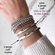 Heavy Gauge Hammered Sterling Silver Cuff | 5mm