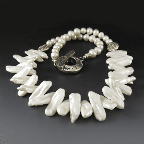 Helen of Troy Pearl Necklace- Only ONE Available
