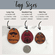 Leather Mountain Range Custom Pet ID