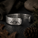 Men's Custom Silver Aluminum Cuff Bracelet | 1/2 inch wide