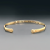 Thin Longitude / Latitude Cuff | Brass, Copper, Sterling Silver