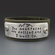 Men's Personalized Leather Cuff Bracelet | 1 inch wide