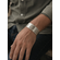 Mens 3/4 inch wide Personalized Silver Cuff