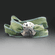 Moonlit Bunny Silk Ribbon Wrap Bracelet
