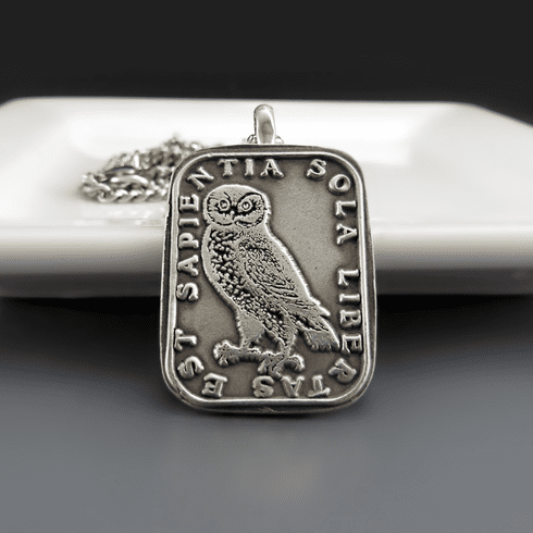 Owl Of Wisdom Necklace | Wisdom Is The Only Freedom