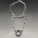 Paperclip Chain Necklace with Round Charm Holder | Stainless Steel