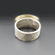 Personalize Mixed Metal Wide Band Ring