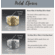 Personalize Mixed Metal Wide Band Ring