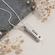 Personalized 4 Sided Vertical Bar Necklace