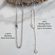 Personalized 4 Sided Vertical Bar Necklace