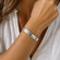 Personalized Aluminum Cuff Bracelet | 3/8" wide