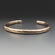 Personalized Copper / Bronze Hammered Cuff| | 7th & 8th Anniversary Gift for Him