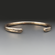 Personalized Copper / Bronze Hammered Cuff| | 7th & 8th Anniversary Gift for Him