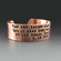 Personalized Copper Cuff Bracelet | 3/4 inch