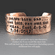 Personalized Copper Cuff Bracelet | 3/4 inch