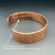 Personalized Copper Medical Alert Bracelet - Hammered Medical ID Cuff