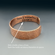 Personalized Copper Medical Alert Bracelet - Hammered Medical ID Cuff