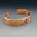 Personalized Copper Medical Alert Bracelet - Hammered Medical ID Cuff