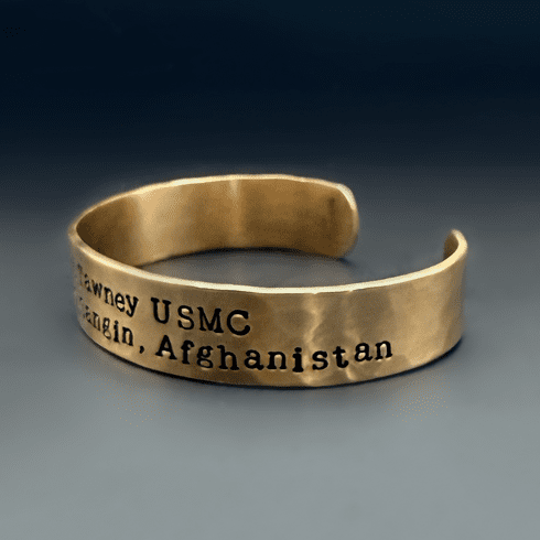 Personalized KIA Band Bracelet | Bronze, Copper, Silver