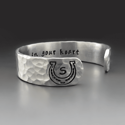 Personalized Horseshoe Bracelet