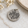Personalized Sterling Silver or Pewter Quote Charm | Small 3/4 inches