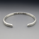 Personalized Thin Sterling Silver Cuff | 4mm