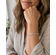 Personalized Thin Sterling Silver Cuff  | 4mm