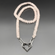 Pink Glass Beaded Charm Holder