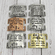 No Noise Slide On Mountain Range Dog Tag | 1 inch Dog Collars